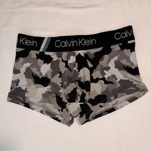 Calvin Klein camouflaged trunks